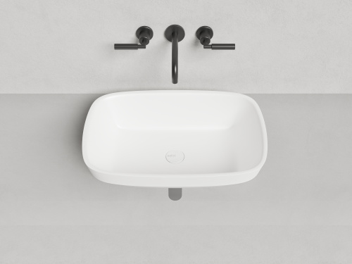 Раковина из искусственного камня Salini MAREA 1802202MF 60х40 полувстраиваемая цвет мультиколор - фото 5